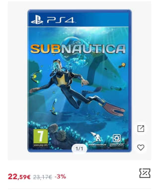 Subnautica PlayStation 4 por 15,81€.
