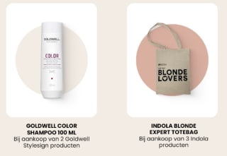 Gratis cadeaus bij aankoop diverse merken bij Haarshop