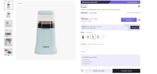 Máquina Eléctrica de Palomitas de Maíz marca Create por 9,48€