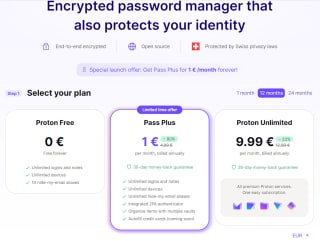 ProtonPass voor wachtwoorden nu voor €12 per jaar