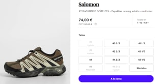 Zapatillas de Trekking de Hombre Salomon XT BACKBONE GTX por 66.66€