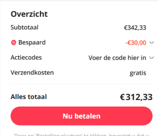 OnePlus Pad 2 WiFi 256GB Grijs voor €312 dmv code bij Aliexpress