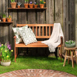 Houten tuinbank 2-persoons voor €49,95 in de Action webshop