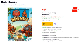 Monki - Bordspel voor €12,83 bij Bol