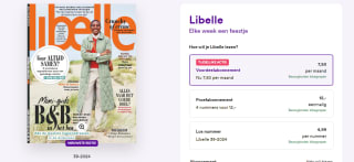 6 nummers Libelle voor €7,50 per maand bij Kiosk