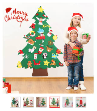 Árbol de Navidad DIY de fieltro por solo 4,71€