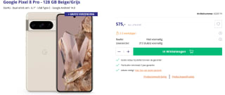 Google Pixel 8 Pro - 128 GB Beige/Grijs voor €575 bij Azerty