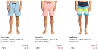 Quicksilver - Prendas con dto > 75%
