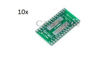 Pack 10 ud Módulo de placa de enchufe SOP28 por 0,82€