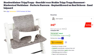 Ukje TrippTrapp Stokke Stoelverkleiner voor €34,15 bij Bol