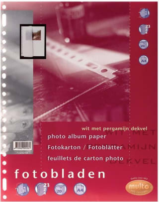 10x 20 Multo fotobladen A4 voor €13,99 bij Bol
