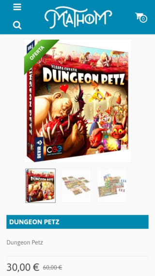 Juego de Mesa Dungeon Petz por 30€.