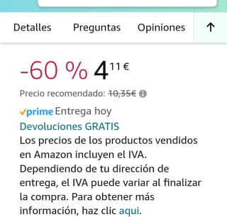 Escobilla Bosch Limpiaparabrisas Trasera por 4,11€.