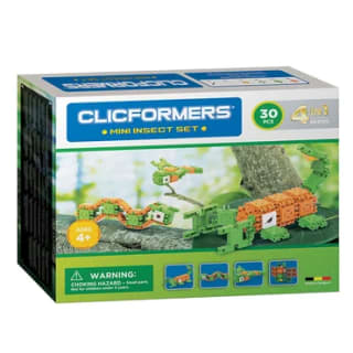 Clicformers Insecten Set 4in1, 30 dlg. voor €6 bij Lobbes