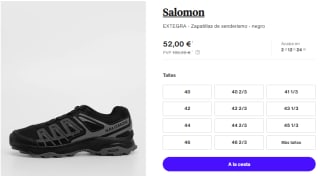 Zapatillas de Trekking para Hombre Salomon EXTEGRA por 52€