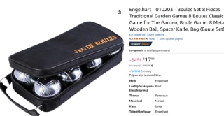 Jeu de boules set met 8 ballen voor €17,89 bij Amazon