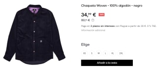 Chaqueta para Hombre Converse Woven por 34.99€