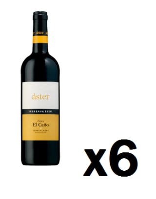 6 Botellas de Áster Finca El Caño Reserva 2020 por 44€