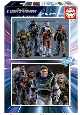 Recopilación de puzzles marca Educa 2x100 piezas por 5,50€