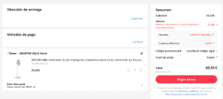 XIAOMI MIJIA-ventilador de pie inteligente por 49,91€