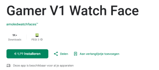 Retro Gamer V1 Watch Face gratis voor Android