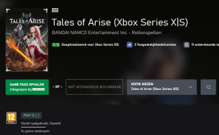 Tales of Arise nu inbegrepen in de Xbox Game Pass