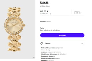 Reloj para Mujer Guess LACEY por 73.8€