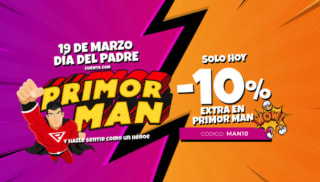 Solo hoy: -10% EXTRA en Primor Man