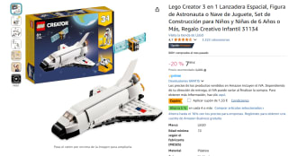 Lego Creator 3 en 1 Lanzadera Espacial por 6,66€