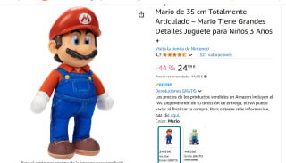 Super Mario Nintendo Peluche Mario 35cm Articulado por solo 24,99€