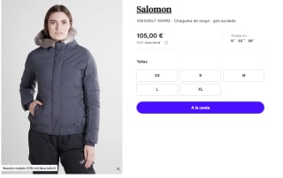 Chaqueta de Esqui para Mujer Salomon SNUGGLY WARM por 105€