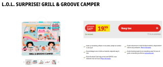 L.O.L. Surprise! Grill & Groove 5-in-1 Camper Speelset voor €19,99 bij Kruidvat