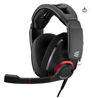 Auricularesw Sennheiser GSP 500 rojo/negro por solo 76,40€