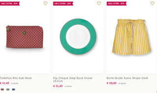 20% korting op alles (ook sale) bij Pip Studio