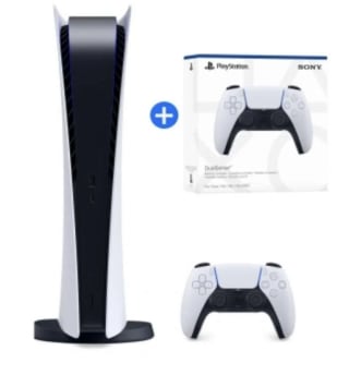 Consola Sony PS5 Digital + Mando por 509€