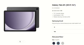 Samsung Galaxy Tab A9 Plus - 128GB voor €239 na cashback bij Samsung ING Shop