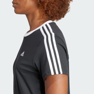 Adidas Essentials 3 Stripe T-Shirt voor €19,59 bij Amazon