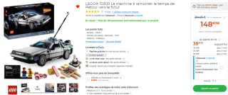 LEGO Back to the Future tijdmachine (10300) voor €148,56