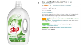 2 Botes de SKIP Ultimate detergente máquina líquido Aloe Vera botella 45 dosis por 20.07€