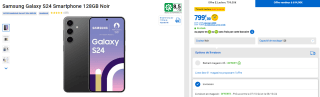 Samsung s24 à 799€