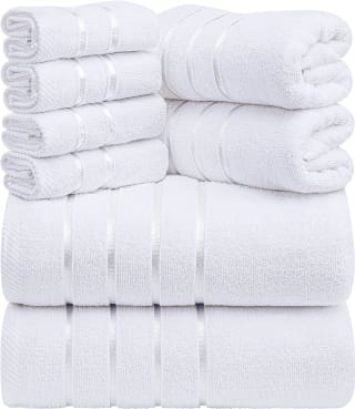 Utopia Towels - Juego de 8 Toallas de Lujo por 26,99€