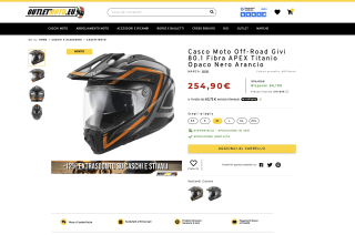 Casco de moto GIVI 80.1 APEX fibra 22-06 Pinlock incluido por solo 254,90€