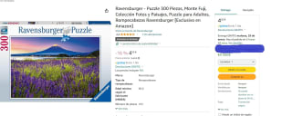 Puzzle 300 Piezas, Monte Fuji marca Ravensburger por 4,56€