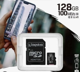 Tarjeta Micro SD Kingston de 128GB por 5,71€