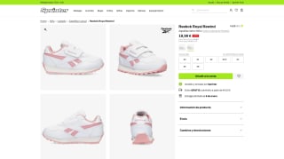 Reebok Royal Rewind Zapatillas Velcro Niña por 19,99€