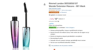 Rimmel London Wonder'Extension Mascara voor €4,50 met Amazon Prime