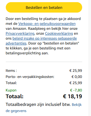 Songmics Schoenenrek voor €18,19 bij Amazon