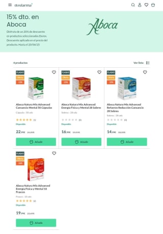 -15% de Descuento en Aboca.