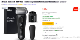 Braun Series 8 Elektrisch Scheerapparaat voor €128 bij Bol
