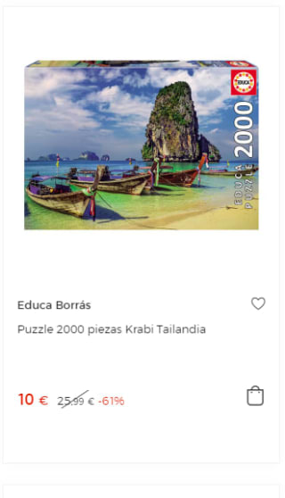 Recopilación Puzzle de 1000 piezaspor desde 5€ y otros en ECI